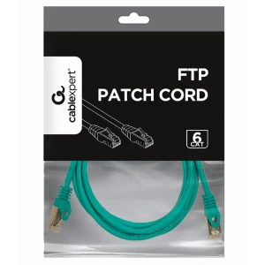 Патч-корд cablexpert pp6-2m/g, cat6 ftp , 2м, зелёный Thumbnail 3