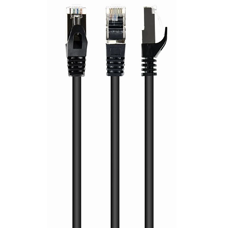 Патч-корд cablexpert pp6-3m/bk, cat6 ftp , 3м, чёрный 3
