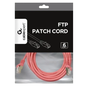 Патч-корд cablexpert pp6-5m/ro, cat6 ftp , 5м, розовый Thumbnail 3