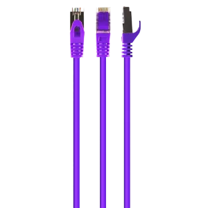 Патч-корд cablexpert pp6-5m/v, cat6 ftp , 5м, фиолетовый