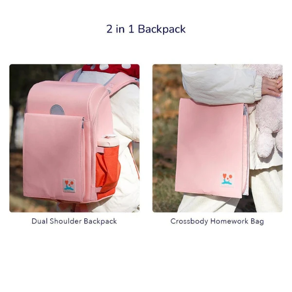 3d rucsac pentru copii 2 în 1, roz 6