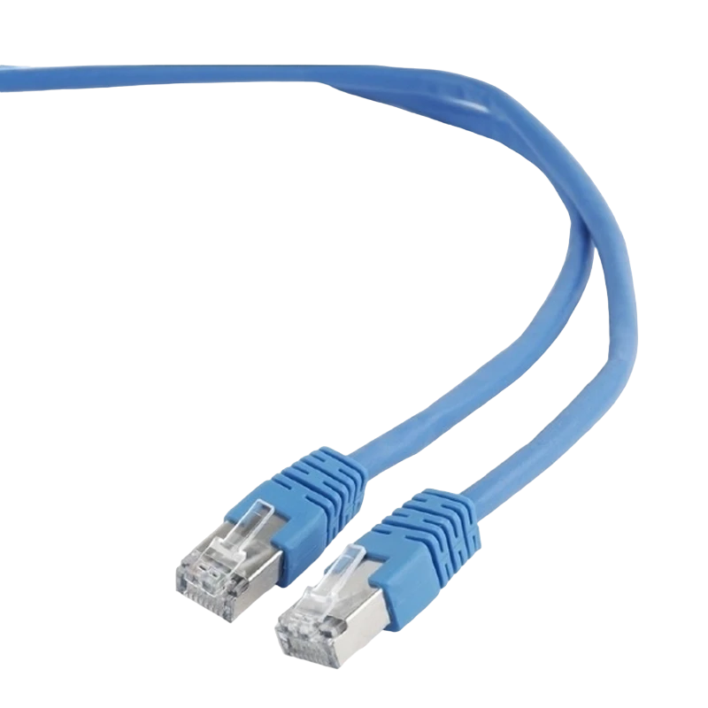 Патч-корд cablexpert pp6-2m/b, cat6 ftp , 2м, синий 2