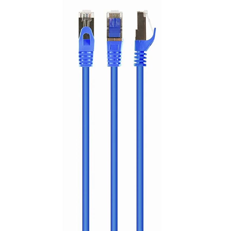 Патч-корд cablexpert pp6-2m/b, cat6 ftp , 2м, синий 4