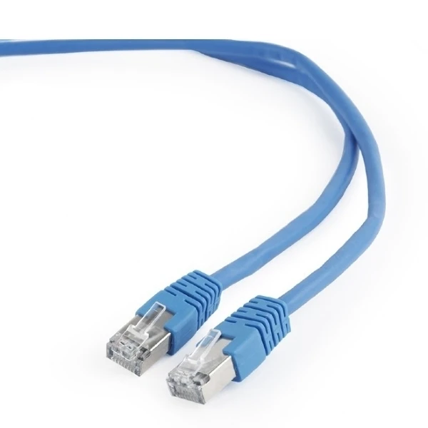 Патч-корд cablexpert pp6-2m/b, cat6 ftp , 2м, синий 3