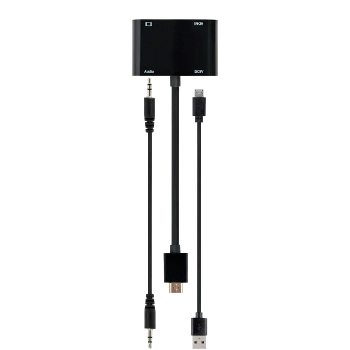 Переходник cablexpert a-hdmim-hdmifvgaf-01, hdmi (m) - hdmi (f) + vga, 0.15 м, чёрный 7