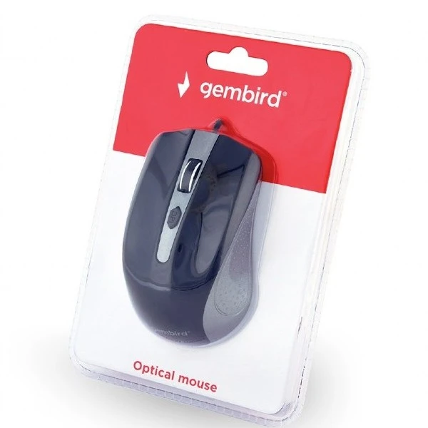 Mouse gembird mus-4b-01, negru/gri 2