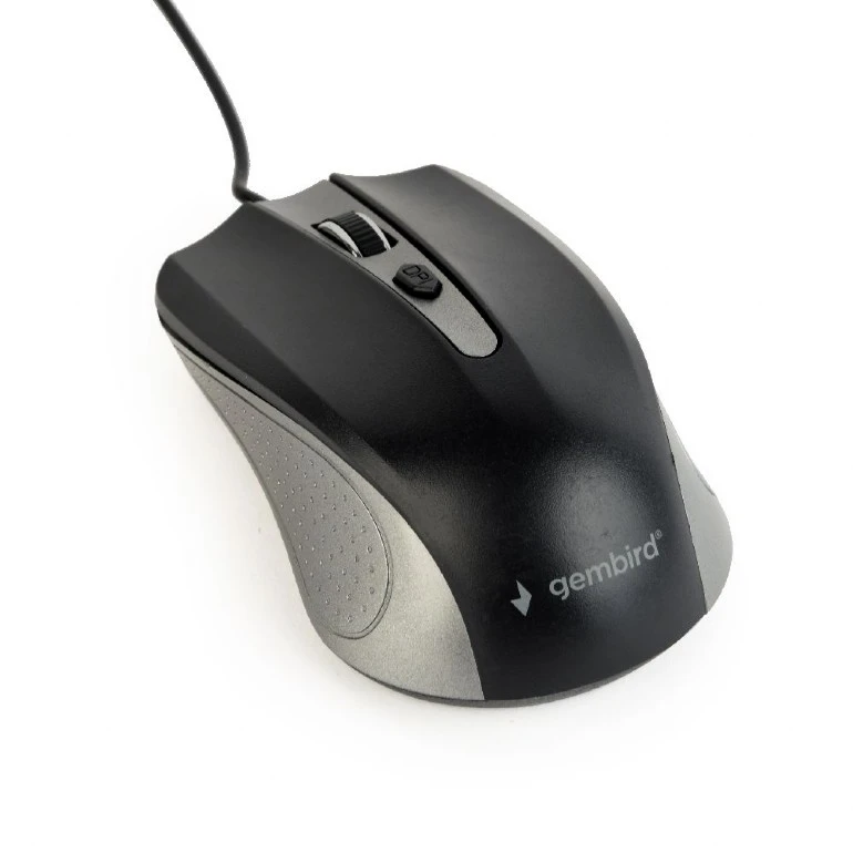 Mouse gembird mus-4b-01, negru/gri 5