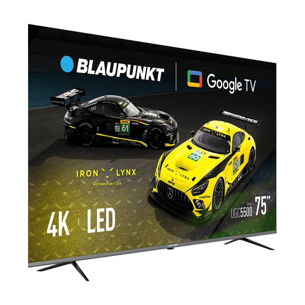 Телевизор blaupunkt led 75", 190 см, 75ugc5500, smart google tv, 4k ultra hd 2