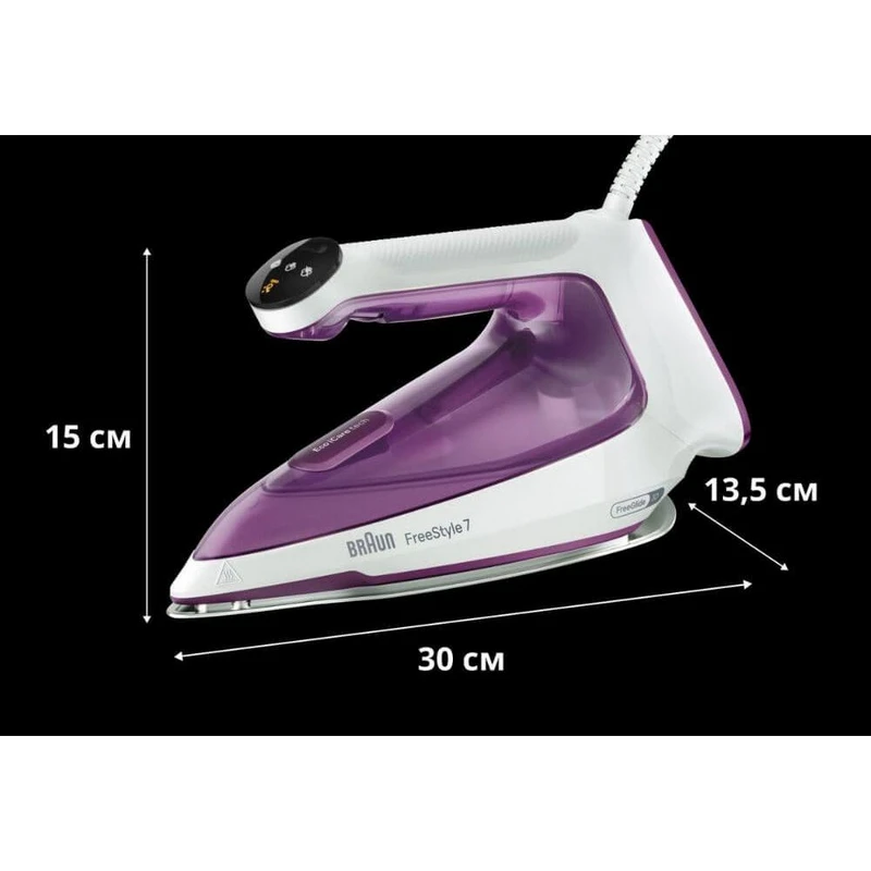 Утюг braun fi7215vi, 2000вт, фиолетовый 2