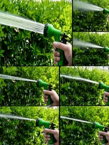 Растягивающийся садовый шланг , 30m, синий/зелёный. m18-157, 616049 Thumbnail 6