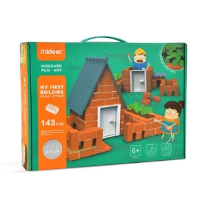 Set de construcție cu cărămizi "cabană", 143 buc Thumbnail 3