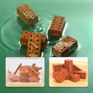 Set de construcție cu cărămizi "cabană", 143 buc Thumbnail 5