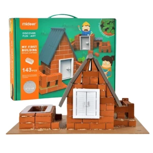 Set de construcție cu cărămizi &quot;Cabană&quot;, 143 buc