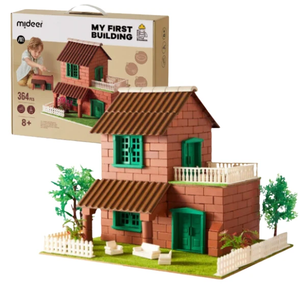 Set de construcție cu cărămizi "vila", 364 buc 3