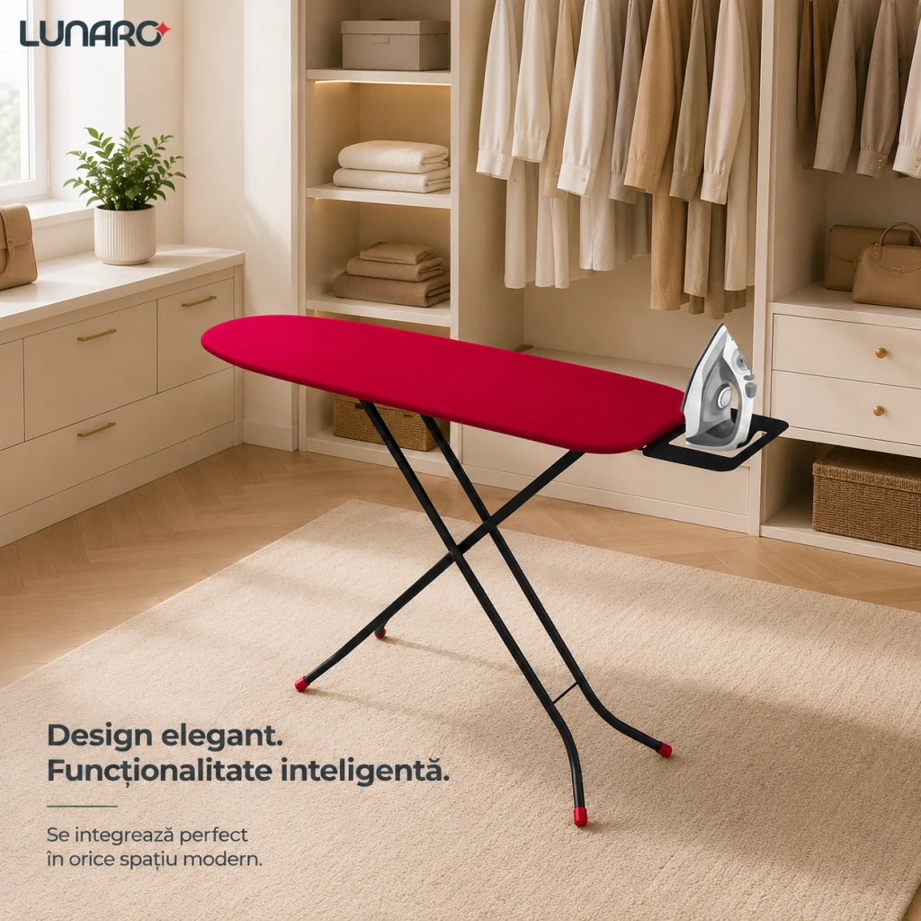 Masa de calcat lunaro neo-bk, plasă metalică, 110 х 30 сm, negru 18