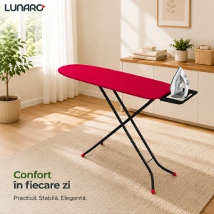 Masa de calcat lunaro neo-bk, plasă metalică, 110 х 30 сm, negru Thumbnail 8