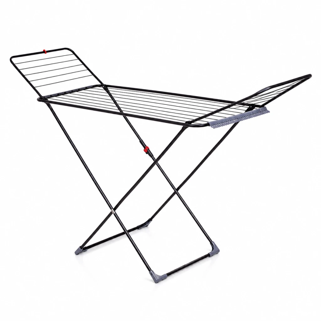 Uscator de rufe lunaro wing plus-bk , 128 х 54,5 х 5сm, 18 m, max. 15kg, suport special pentru sosete, negru 12