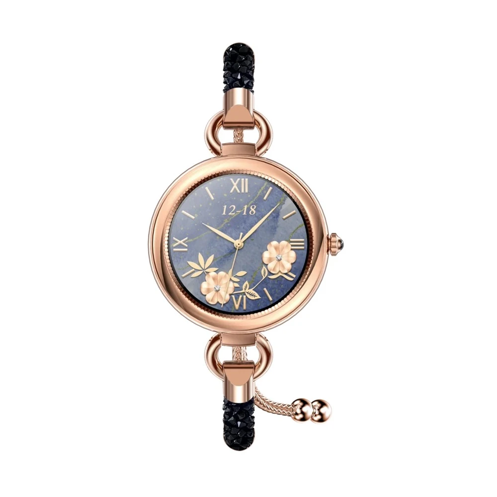 Maxcom smart watch fw51 crystal, gold/black 2