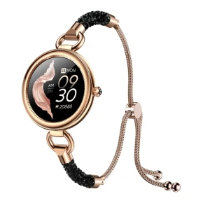 Maxcom smart watch fw51 crystal, золото/черный