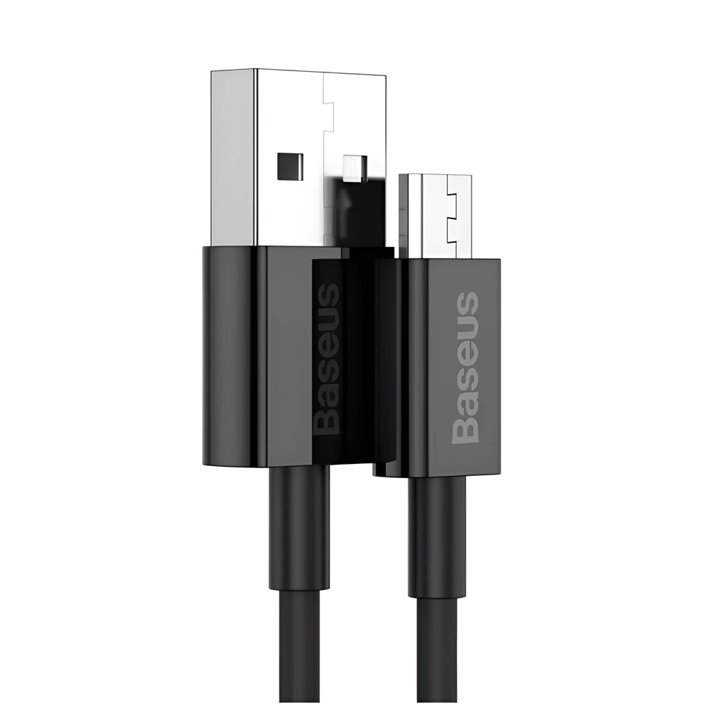 Baseus кабель usb - micro usb 2a 2м superior series, черный 2