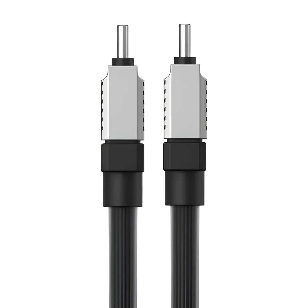 Baseus cable coolplay series type-c to type-c 5a 100w 2m, черный 3