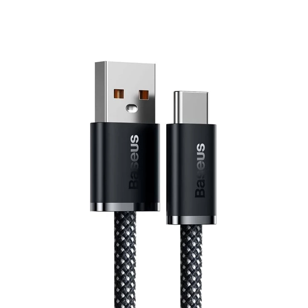 Baseus кабель usb-a на type-c 100w 2м dynamic series, серый 2