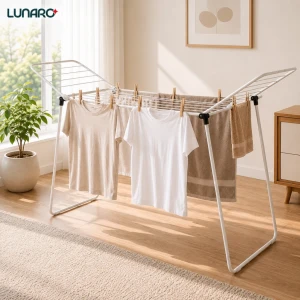 Uscator de rufe lunaro nova-wh 102.5 x 55 x 5 cm, 18 m, max. 15 kg, alb Thumbnail 6