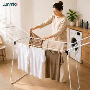Uscator de rufe lunaro nova-wh 102.5 x 55 x 5 cm, 18 m, max. 15 kg, alb Thumbnail 10