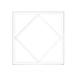 Led панель diamond 48 + 24 вт led 6500 k 7200 лм 220 - 240 в milanlux