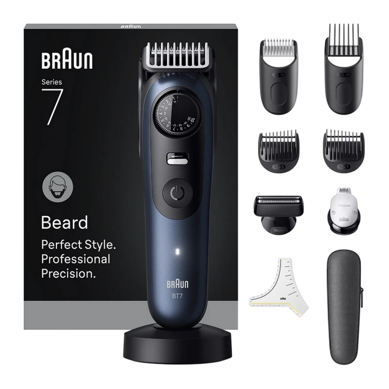 Мужской триммер braun bt7540, синий 3