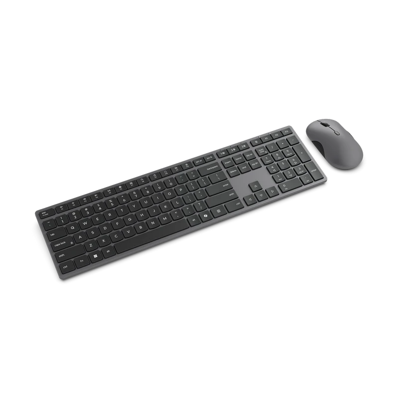 Set tastatură + mouse lenovo 700, fără fir, luna grey 7