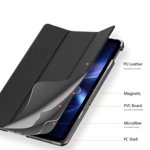 Чехол dux ducis для планшета xiaomi redmi pad 2 se 9.7 domo, черный Thumbnail 3