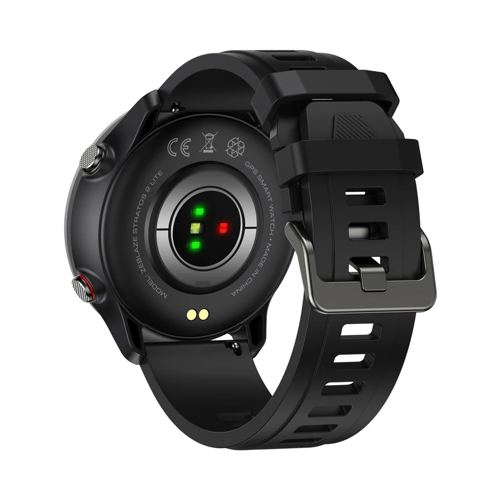 Умные часы zeblaze stratos 2 lite, gps, черные 3