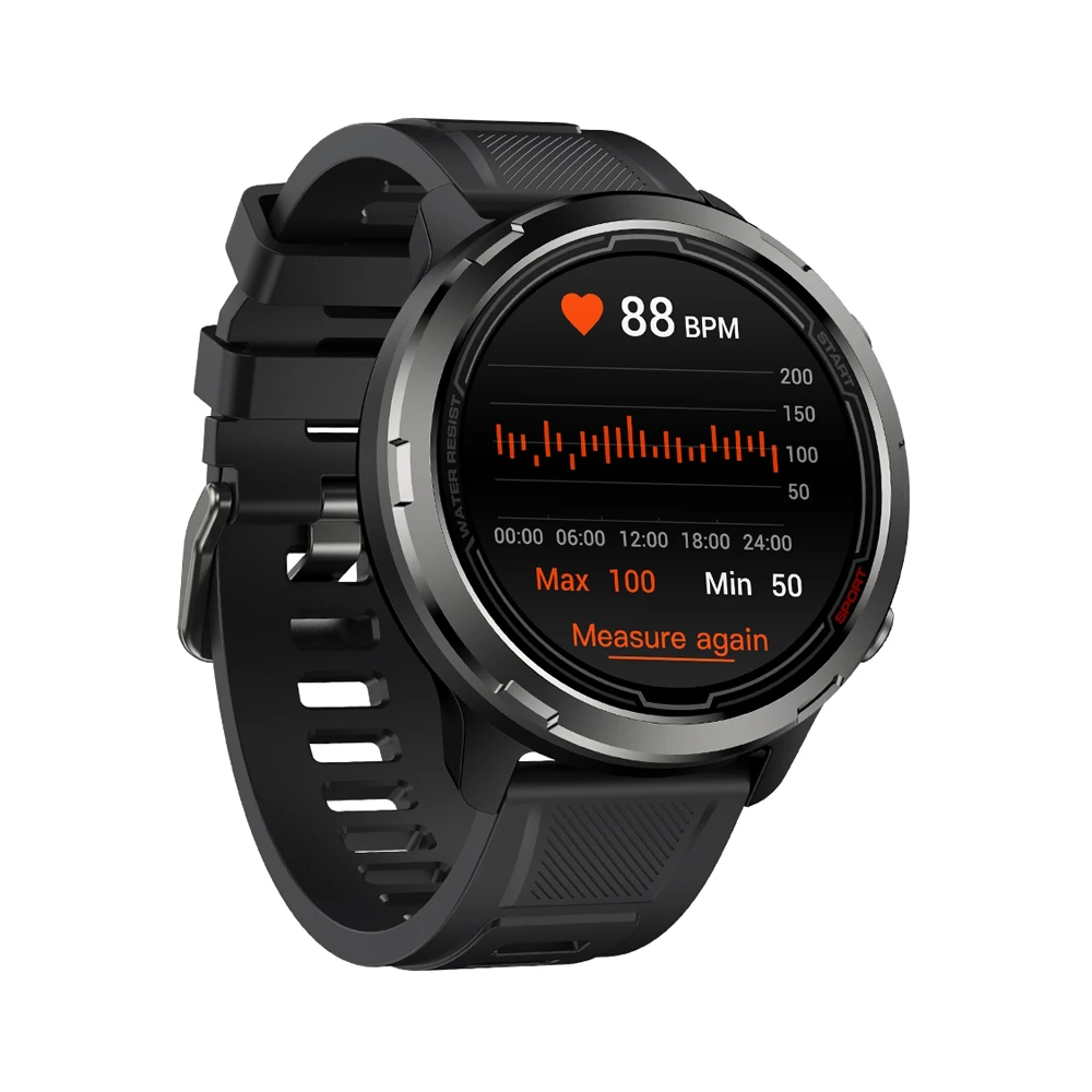 Умные часы zeblaze stratos 2 lite, gps, черные 2
