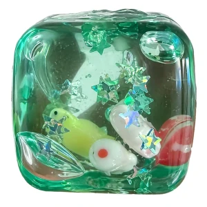 Cub antistres "needoh: flippy ice cube" cu scoici, 3×3×3  cm Thumbnail 2