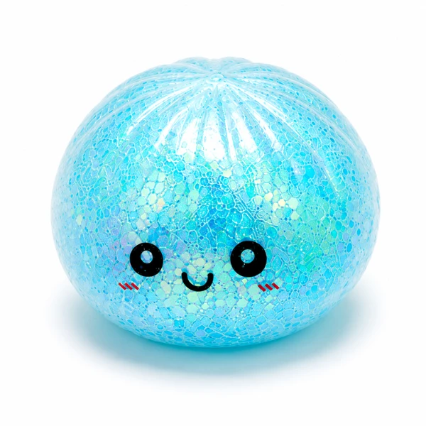 Jucărie antistres „flippy squishy: dumpling”cu sclipici, 8.5 x 8.5 x 8.5 cm 6