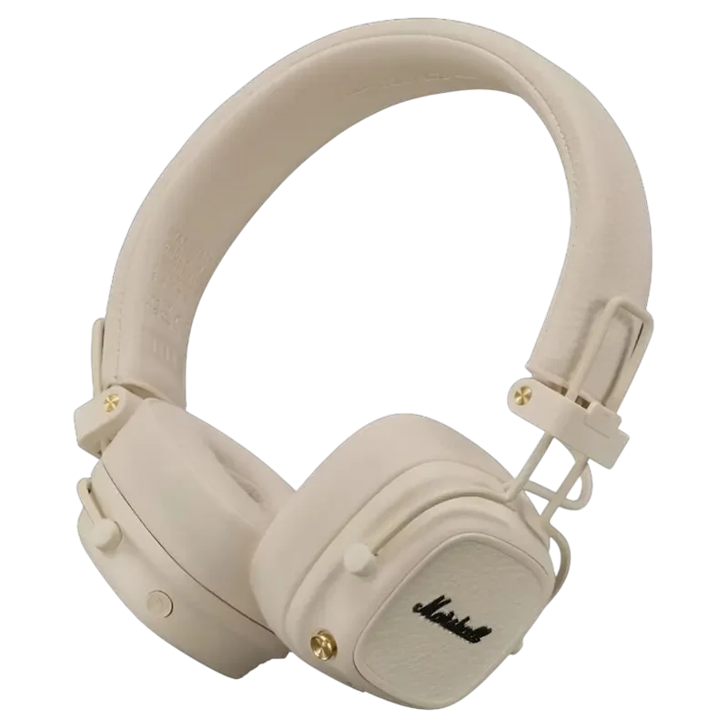 Marshall major v bluetooth on-ear headphones, cream 3