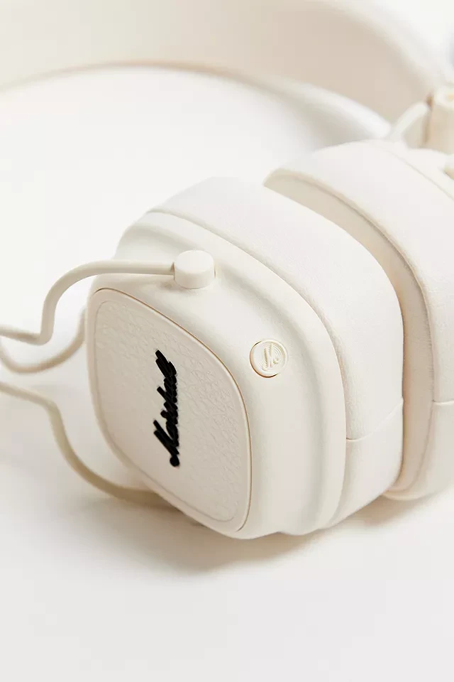 Marshall major v bluetooth on-ear headphones, cream 2