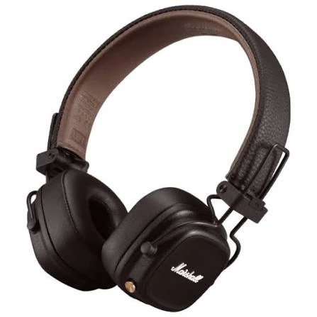 Marshall major iv bluetooth on-ear headphones, brown 3