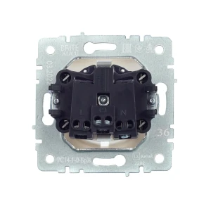 Priză cu împământare și obturator brite 16 a 220 - 240 v perlă iek Thumbnail 2