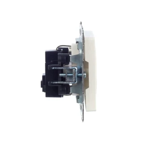 Priză cu împământare și obturator brite 16 a 220 - 240 v perlă iek Thumbnail 4
