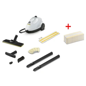 Пароочиститель karcher c 2 easyfix + laveta easyfix, белый