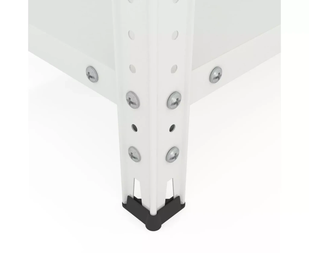 Металлический стеллаж для хранения на болтах nex kronos 1800x1000x400 мм, 5 металлических полок, антрацит 7