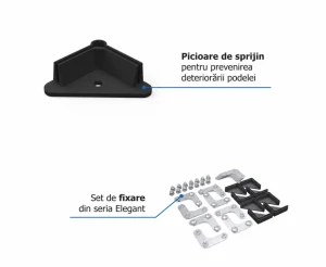Raft metalic de depozitare cu suruburi nex elegant 1840x950x440 mm, 5 rafturi metal, antracit Thumbnail 10