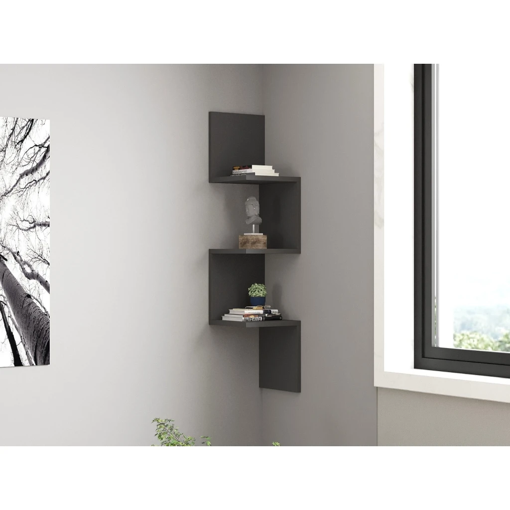 Настенная полка hanah home zikzak white 6