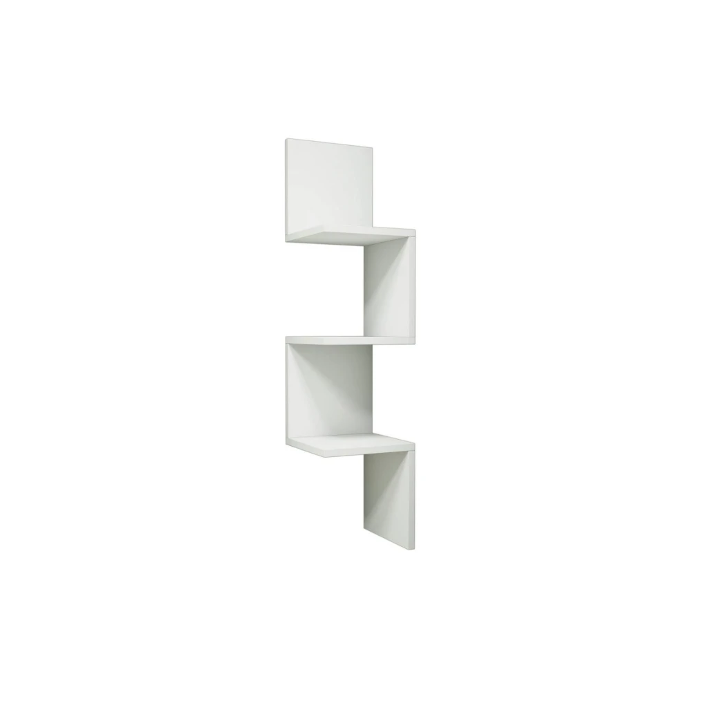 Настенная полка hanah home zikzak white 4