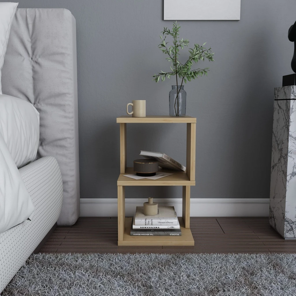 Noptieră hanah home carter white 8