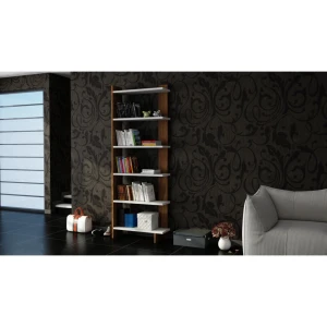 Стеллаж hanah home order white walnut