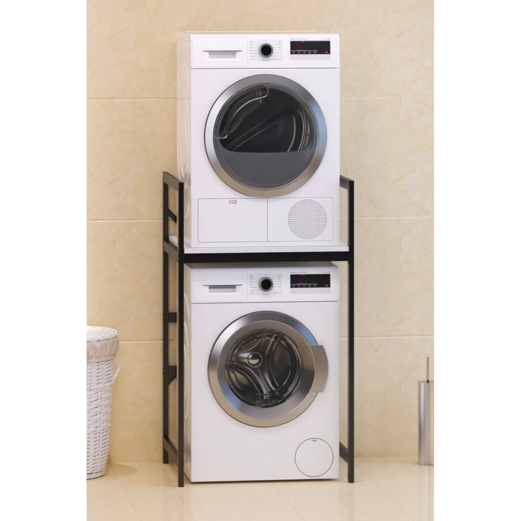 Raft pentru masina de spalat hanah home c7 white black 2