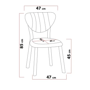 Scaun hanah home elma grey Thumbnail 7